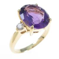 K18YG アメジストリング
