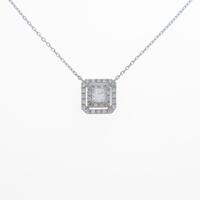 ヴァンドーム ダイヤモンドネックレス 0．176ct・D・VVS1