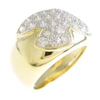 750YG／750WG パヴェ ダイヤモンドリング