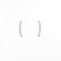 【リメイク】K18WG ダイヤモンドピアス