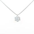 【リメイク】プラチナダイヤモンドネックレス 1．082ct・I・I1・GOOD