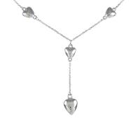 K18WG ハート ネックレス