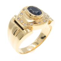 K18YG サファイヤリング