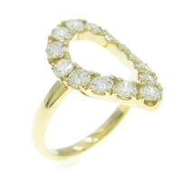 K18YG ダイヤモンドリング