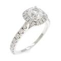 カルティエ デスティネ ソリテール リング 0．59ct・G・VVS1・クッションカット