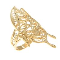 K18YG バタフライ リング