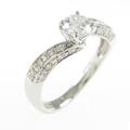 【リメイク】プラチナダイヤモンドリング 0．317ct・E・SI1・EXT・H＆C