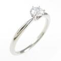 プラチナダイヤモンドリング 0．268ct・D・VVS2・3EXT