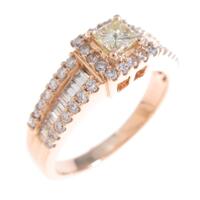 K18PG ダイヤモンドリング