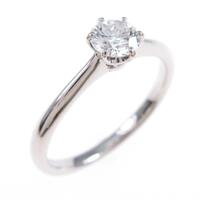 【リメイク】プラチナダイヤモンドリング 0．326ct・D・VS2・EXT H＆C