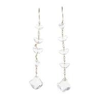 アガット クオーツピアス