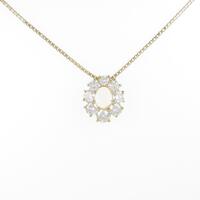 K18YG ダイヤモンドネックレス