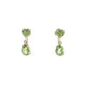 K18YG ペリドットイヤリング