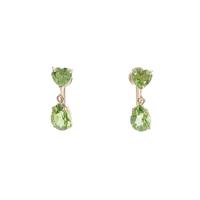 K18YG ペリドットイヤリング