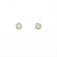 【リメイク】K18YG ダイヤモンドピアス