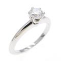 ティファニー クラシックソリティア リング 0．32ct・H・VVS1