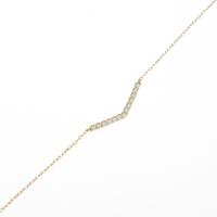 【リメイク】K18YG ダイヤモンドブレスレット