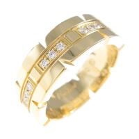 カルティエ タンクフランセーズ ハーフダイヤ リング