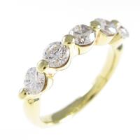 K18YG ダイヤモンドリング