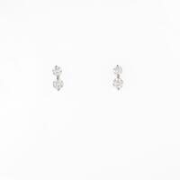 K18PG ダイヤモンドピアス