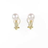 K18YG アコヤパールイヤリング