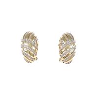 18KYG／18KWG ダイヤモンドピアス