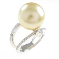 750WG シロチョウパールリング