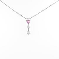 サマンサティアラ ピンクサファイヤネックレス