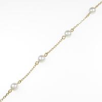 K18YG アコヤパールブレスレット