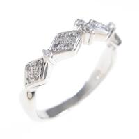 K18WG ダイヤモンドリング