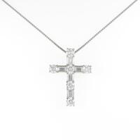 PT クロス ダイヤモンドネックレス