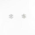 プラチナダイヤモンドピアス 0．530ct・0．550ct・F?H・I1・GOOD