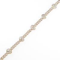 K18YG ダイヤモンドブレスレット