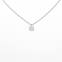 プラチナダイヤモンドネックレス 0．321ct・G・I1・VG