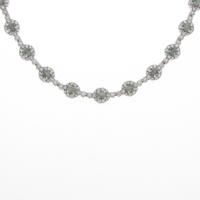 K18WG アレキサンドライトキャッツアイネックレス