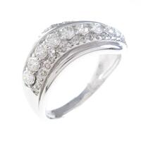 K18WG ダイヤモンドリング