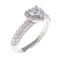 ポンテヴェキオ ハート ダイヤモンドリング