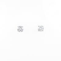 【リメイク】プラチナダイヤモンドピアス 0．327ct・0．328ct・F・SI1・GOOD