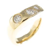 K18YG ダイヤモンドリング