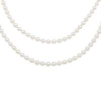 シルバークラスプ アコヤパールネックレス