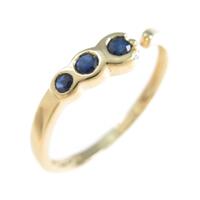 K18YG サファイヤリング