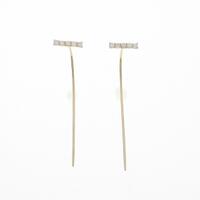 【リメイク】K18YG ダイヤモンドピアス