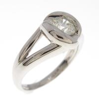 K18WG ダイヤモンドリング