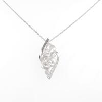 PT フラワー ダイヤモンドネックレス