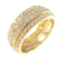 K18YG フルエタニティ ダイヤモンドリング