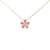 ヴァンドーム フラワー トルマリンネックレス