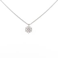 【リメイク】プラチナダイヤモンドネックレス 0．556ct・F・I1・GOOD