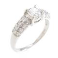 プラチナダイヤモンドリング 0．349ct・F・VS2・GOOD