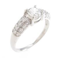 プラチナダイヤモンドリング 0．349ct・F・VS2・GOOD