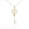 【新品】K18YG ダイヤモンドネックレス 0．272ct・G・SI1・GOOD